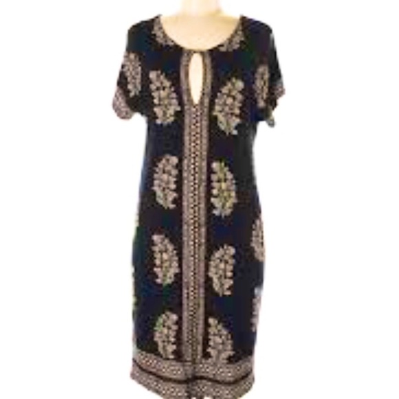 Lucky Brand Boho Beach T-shirt Dress - Picture 2 of 6